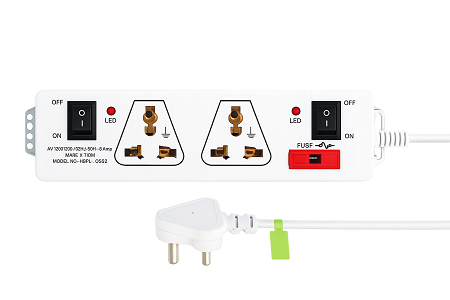 Power Strip 10A 3 Pin 